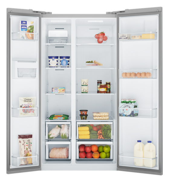 Westinghouse 646L Side by Side Fridge Freezer Silver Model WSE6630SA