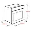 Baumatic Built-In Microwave 28 Litre Model BAM28TK-2