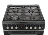 Belling 60cm Dual Fuel Freestanding Cooker Gas Cooktop & Electric Oven BFS60DODF