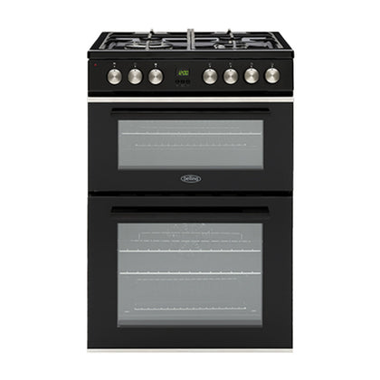 Belling Gas Oven & Cooktop Electric Upper Oven Freestanding Cooker BFS60DOGG