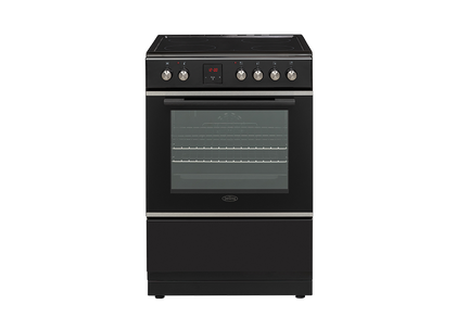 Belling 60cm Freestanding Electric Cooker (Black) Model BFS60SCCER