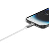 Cygnett 1metre Armoured Lightning Cable to USB-A - White Model CY4659PCCAL
