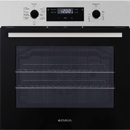 Emilia 60cm Stainless Steel Electric MultiFunction Oven Model EMF69E