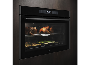Euromaid 90cm 16 Function Built-in Oven with Air Fry, Dark Stainless EO916ASTB