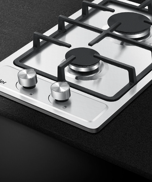 Haier Gas on Stainless Steel Cooktop, 30cm Model HCG302WFCX3