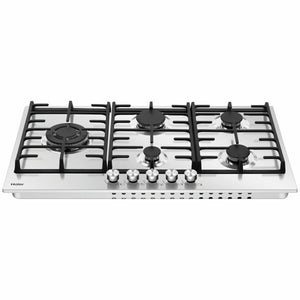Haier 90cm Stainless Steel Gas Cooktop NG/LPG Model HCG905WFCX3