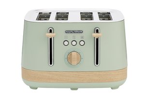 Morphy Richards Essence Scandi 4-Slice Toaster – Eucalyptus Finish Model MREST44EU