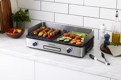 Morphy Richards Electric Benchtop BBQ Grill Model MRGP24SS