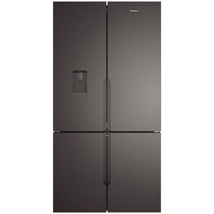 Westinghouse 564L French Quad Door Refrigerator with Water Dispenser Matte Black Model WQE5660BA