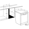 Westinghouse 60cm Stainless Steel Auto Door Dishwasher Model WSF6606XB