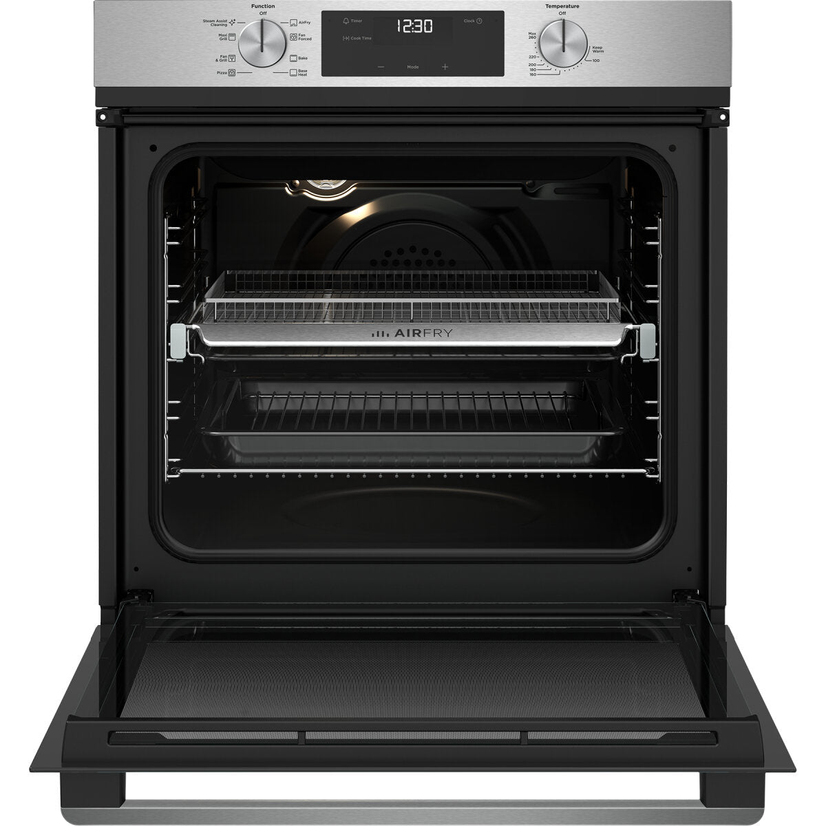 Westinghouse 60cm Multi-Function Oven with AirFry Stainless Steel Model WVE6516SD