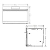 Westinghouse 90cm Multi-Function Pyrolytic Oven AirFry S/Steel Model WVEP9716SD
