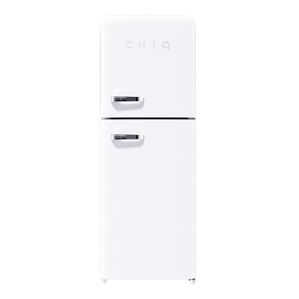 CHiQ 202 Litre Retro Top Mount Frost Free Fridge Freezer Model CRTM198NW