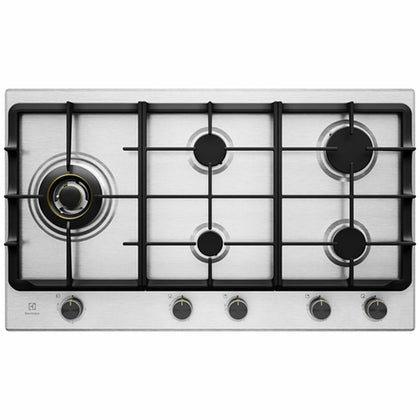 Electrolux 90cm Five Burner Gas Cooktop Model EHG955SE