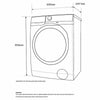 Electrolux 9kg Front Load Washing Machine Model EWF9024CDWA