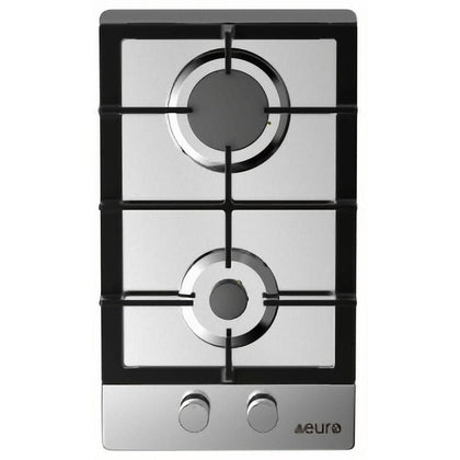 Euro Appliances Gas Cooktop 2 Burner 30cm Model ECT30GX