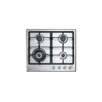 Euro Cooktop 600mm Gas Stainless Steel Model ECT60G4X