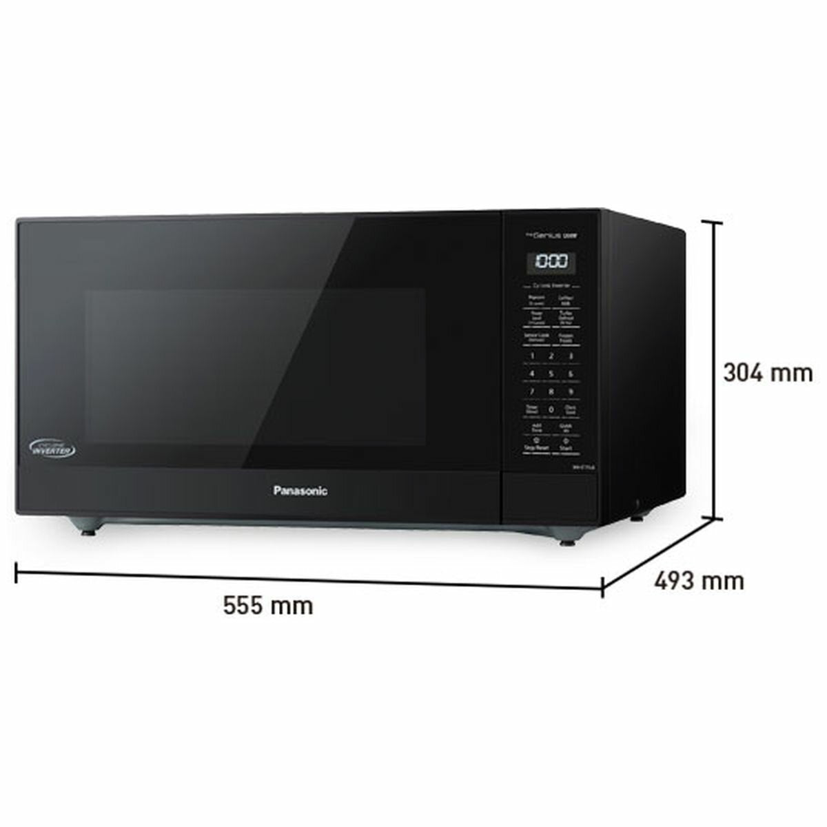 Panasonic 44L Cyclonic Inverter Microwave Oven Model NN-ST75LBQPQ