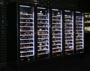 Vintec 170 Bottle Wine Storage Cabinet Model V190SG2E-BKLH