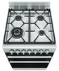 Westinghouse 54cm Dual Fuel Stainless Steel Upright Stove NG/LPG Model WFE512SC