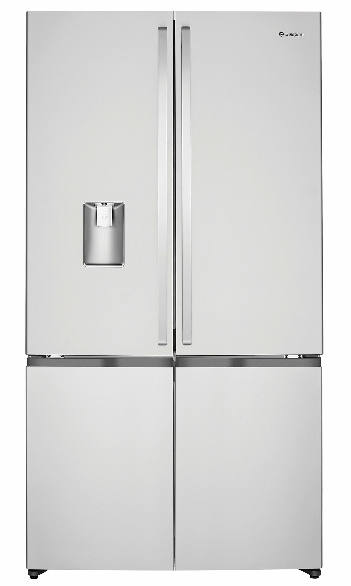 Westinghouse 600 Litre French Door Fridge Freezer, Ice Maker and Water Dispenser Model WQE6060SB